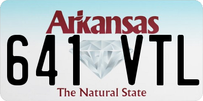 AR license plate 641VTL