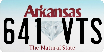 AR license plate 641VTS