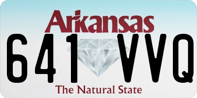 AR license plate 641VVQ