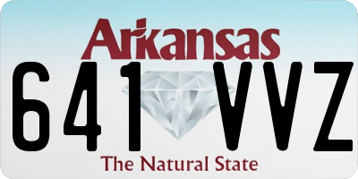 AR license plate 641VVZ