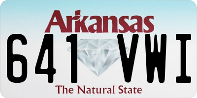 AR license plate 641VWI