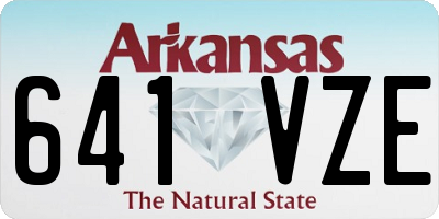 AR license plate 641VZE