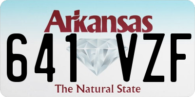 AR license plate 641VZF