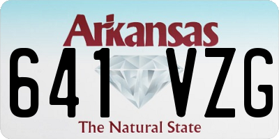 AR license plate 641VZG