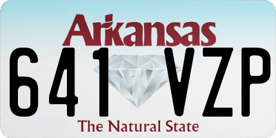 AR license plate 641VZP