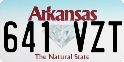 AR license plate 641VZT
