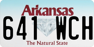 AR license plate 641WCH