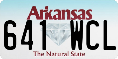 AR license plate 641WCL