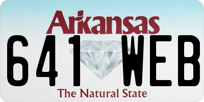 AR license plate 641WEB