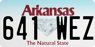 AR license plate 641WEZ