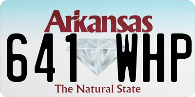 AR license plate 641WHP