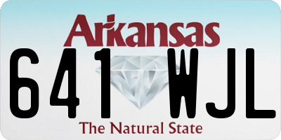 AR license plate 641WJL