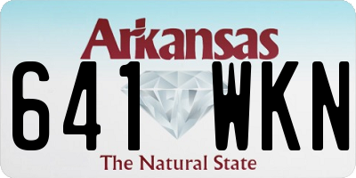 AR license plate 641WKN