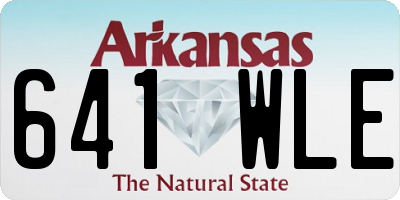 AR license plate 641WLE