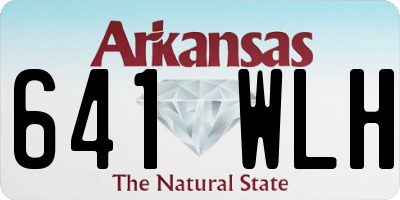 AR license plate 641WLH