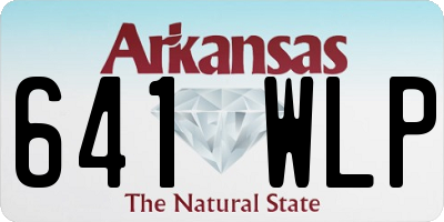 AR license plate 641WLP