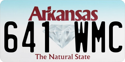 AR license plate 641WMC