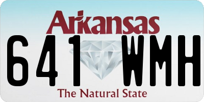 AR license plate 641WMH