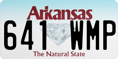 AR license plate 641WMP