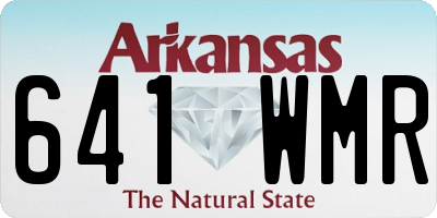 AR license plate 641WMR