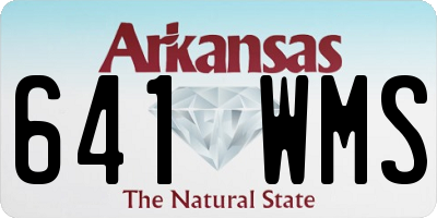AR license plate 641WMS