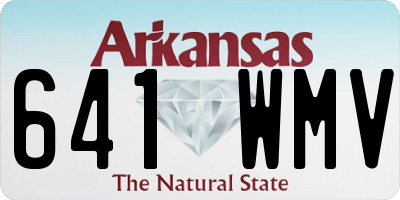 AR license plate 641WMV