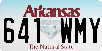 AR license plate 641WMY