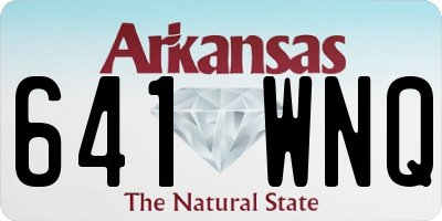 AR license plate 641WNQ