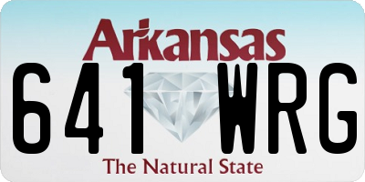 AR license plate 641WRG