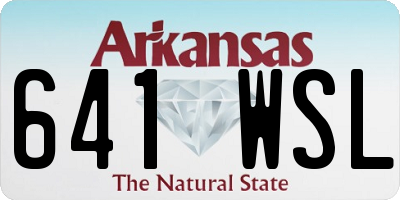 AR license plate 641WSL