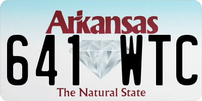 AR license plate 641WTC