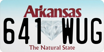 AR license plate 641WUG