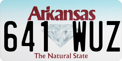 AR license plate 641WUZ