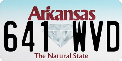 AR license plate 641WVD