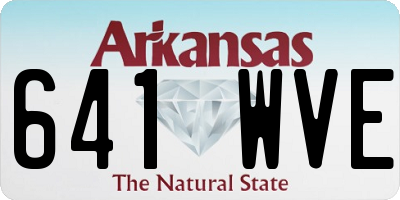 AR license plate 641WVE