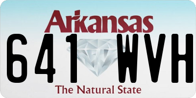 AR license plate 641WVH