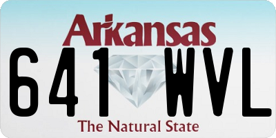 AR license plate 641WVL