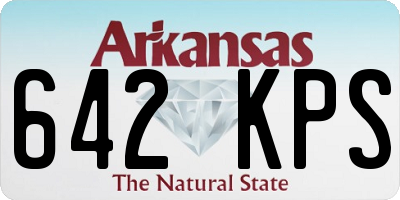 AR license plate 642KPS