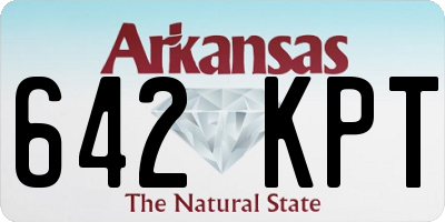 AR license plate 642KPT