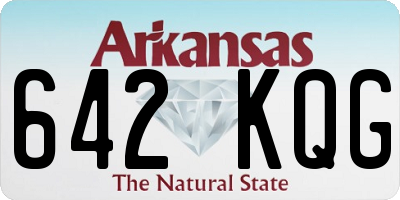 AR license plate 642KQG