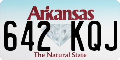 AR license plate 642KQJ