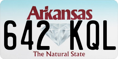 AR license plate 642KQL