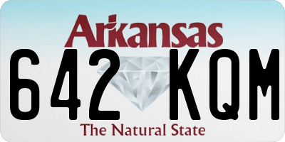 AR license plate 642KQM