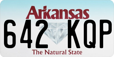 AR license plate 642KQP