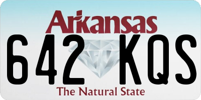 AR license plate 642KQS