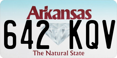 AR license plate 642KQV