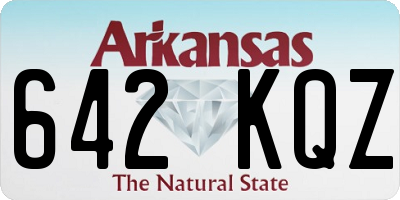 AR license plate 642KQZ