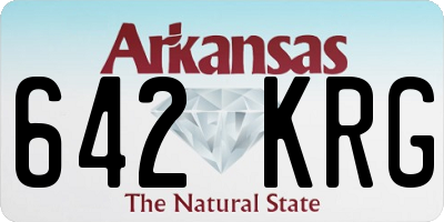 AR license plate 642KRG