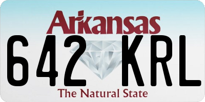 AR license plate 642KRL