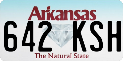 AR license plate 642KSH